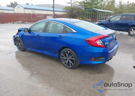 2021 Honda Civic Sport from USA, damaged, VIN 2HGFC2F84MH501292